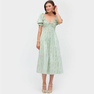 NWT Hill House The Ophelia Dress - F. Steiner & Co. Archive Eucalyptus Floral